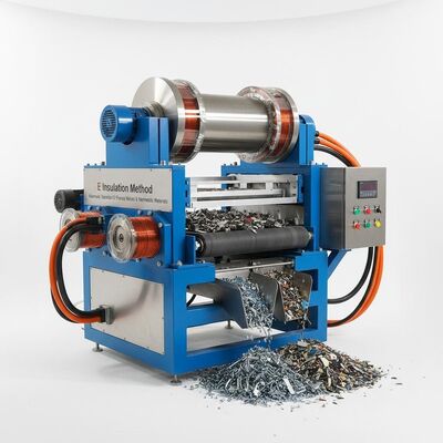 Metoda izolacji E Separator elektromagnetyczny Automatyczne oddzielanie metali żelaznych Materiały niemetaliczne Przemysłowa maszyna do separacji magnetycznej