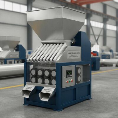 100-800KGH Separator magnetyczny płyt mokrych zapewniający wysoką wytrzymałość magnetyczną zapewniający skuteczne rozwiązania separacji minerałów