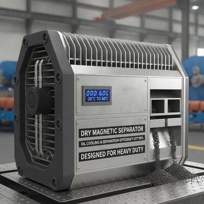Temperatura robocza -20°C do 60°C Suchy separator magnetyczny zapewniający chłodzenie oleju i skuteczność separacji do 99 procent Zaprojektowany do dużych obciążeń