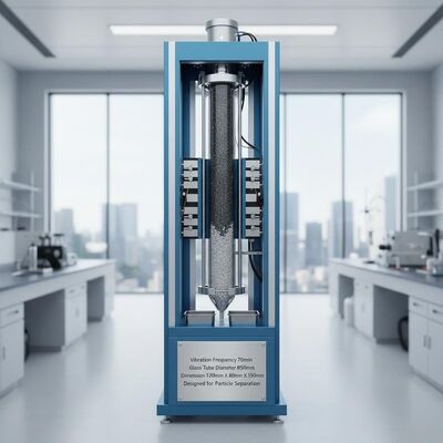 Częstotliwość drgań 70 rmin Urządzenie do separacji magnetycznej Prężnica rurki szklanej Φ50 mm Wymiar 1200 mm X 800 mm X 1500 mm Zaprojektowane do separacji cząstek