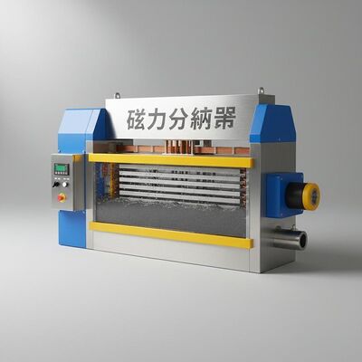 Wysokiej intensywności pola magnetycznego separator magnetyczny z mokrą płytką zaprojektowany do jednolitego rozkładu pola magnetycznego zapewniający oddzielenie magnetyczne