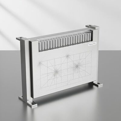 Prosty do montażu separator magnetyczny typu płyty zaprojektowany z wysoką intensywnością pola magnetycznego zapewniający oddzielenie magnetyczne