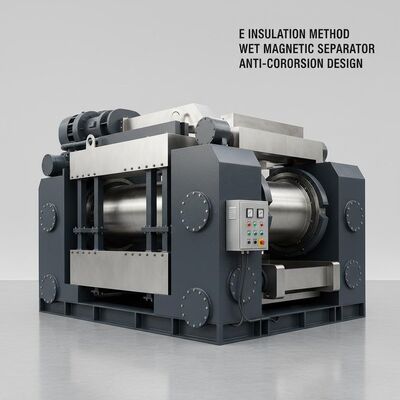 Metoda izolacji E Separator magnetyczny na mokro ze stali nierdzewnej lub stali węglowej z powłoką antykorozyjną przeznaczony do separacji