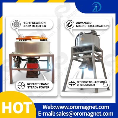 Materiał z cewką miedzianą Magnetyczny separator Maszyna zapewniająca stabilną wydajność i częstotliwość 50 60Hz Idealny do zadań separacji magnetycznej