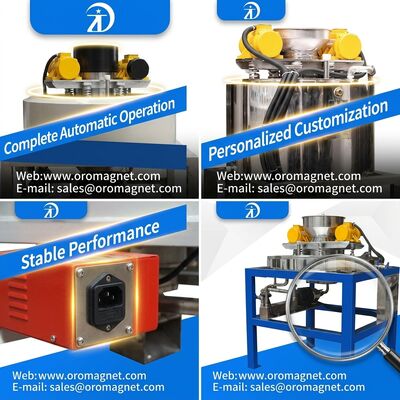 50 60Hz Magnetyczny separator Maszyna z zasilaczem Rozmiar 20 325 sieci Idealny do separacji materiałów przemysłu ceramicznego