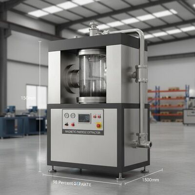 98 proc. oddzielność oddzielny ekstraktor cząstek magnetycznych Magnetyczna maszyna do ekstrakcji cząstek magnetycznych 1200 mm x 800 mm x 1500 mm Rozmiar dla przemysłu