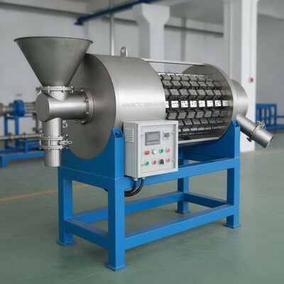 Średnica powłoki 600 do 1500 mm Magnetyczny separator cząstek dla materiału Rozmiar 83 do 5000 mikrometrów Sprzęt do separacji magnetycznej