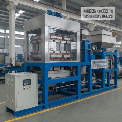 Maintenance Easy High Gradient Magnetic Separator Including Powersupply 50Hz60Hz and Dimensions 4200X2600X1700 Used for Magnetic Separation