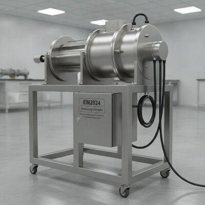 Elektromagnetyczny separator ze stali nierdzewnej EM2024 Zasilanie 220V50Hz Sprzęt separacyjny magnetyczny do zastosowań przemysłowych