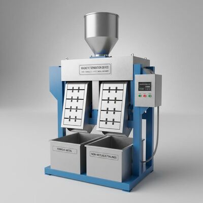 Poziom intensywności magnetycznej 10000-15000Gauss Urządzenie separacyjne magnetyczne o pojemności 5-10T H nadające się do odzysku metalu