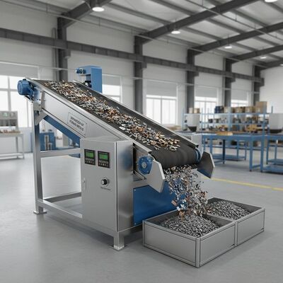 Separacja metali żelaznych z materiałów niemetalicznych Separator elektromagnetyczny o sile pola magnetycznego 0,5 do 1,5 tesli do sortowania