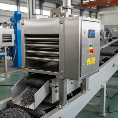 Trwały separator magnetyczny ze stali nierdzewnej działający przy napięciu 380 V zapewniający usuwanie żelaza w środowiskach przemysłowych