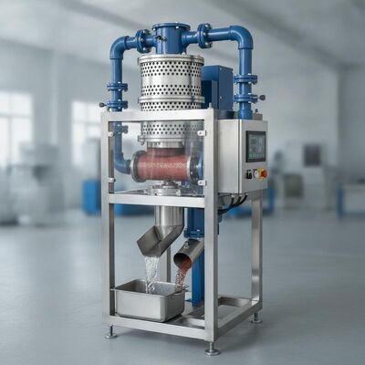 Separator magnetyczny na mokro nadający się do pracy w temperaturze nieprzekraczającej 60°C zapewniający stałą separację magnetyczną