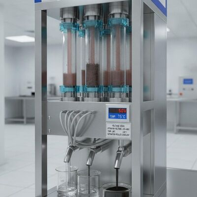 Separator magnetyczny na mokro do zastosowań farmaceutycznych działający w napięciu 220-480 przy ograniczonej temperaturze ≤ 80°C, zapewniający wyniki separacji