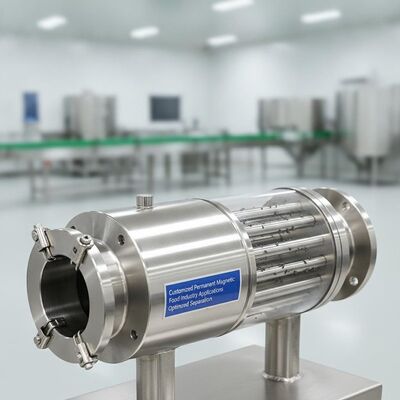 Zindywidualizowany trwały separator magnetyczny przeznaczony do zastosowań w przemyśle spożywczym zapewniający wydajność separacji magnetycznej