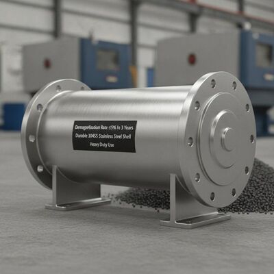 Szybkość rozmagnesowania ≤5% w ciągu 3 lat Trwały separator magnetyczny z trwałym materiałem powłoki ze stali nierdzewnej 304SS Odpowiedni do dużych obciążeń
